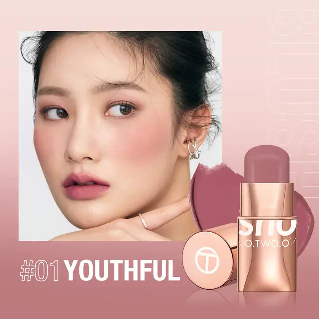 All-in-One Beauty Stick for Eyes, Lips, and Cheeks - Long-Lasting, Waterproof Makeup in 6 Shades