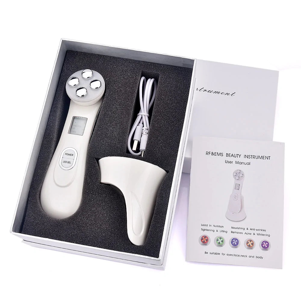 5-in-1 LED Skin Tightening Beauty Device - Radiant, Youthful Skin
