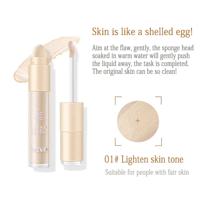 Double Head Concealer - Flawless Coverage & Natural Finish