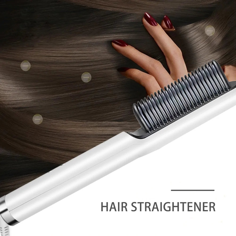 Straighteners Curling Hair Iron Hair Brush - Effortless Hair Styling