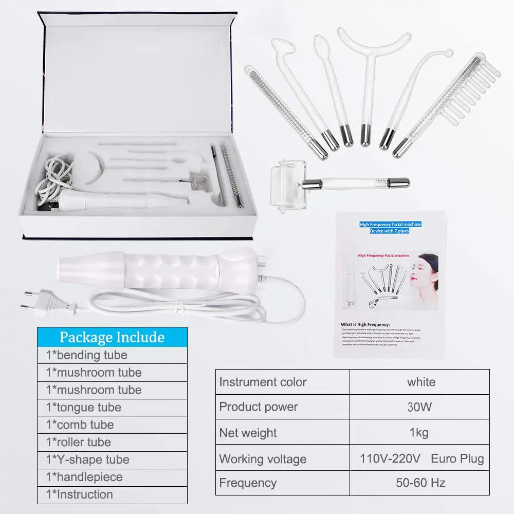 High Frequency Electrotherapy Wand - Ultimate Skincare Essential