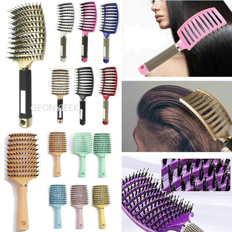 Model Essential Detangling Hair Brush - Pain-Free, Effortless Hair Care
