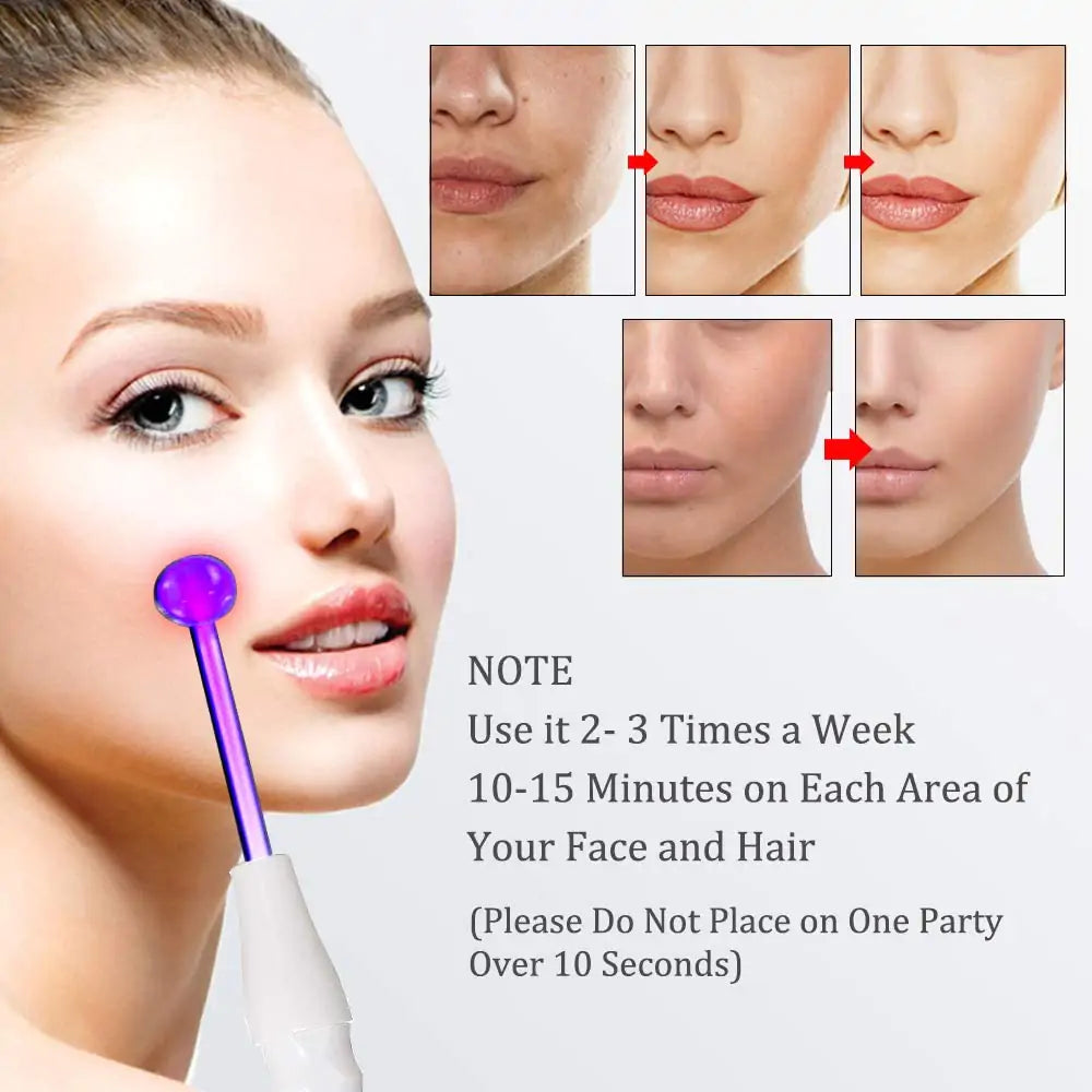 High Frequency Electrotherapy Wand - Ultimate Skincare Essential