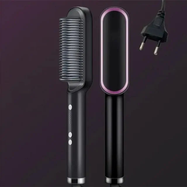 Straighteners Curling Hair Iron Hair Brush - Effortless Hair Styling