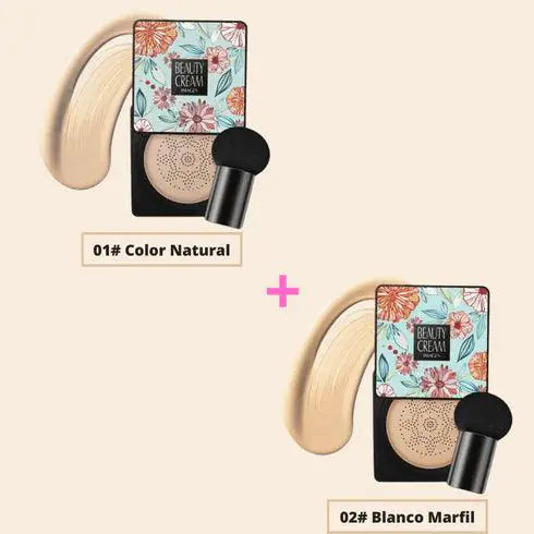Beauty Cream Waterproof Foundation - Long-Lasting, Flawless Coverage