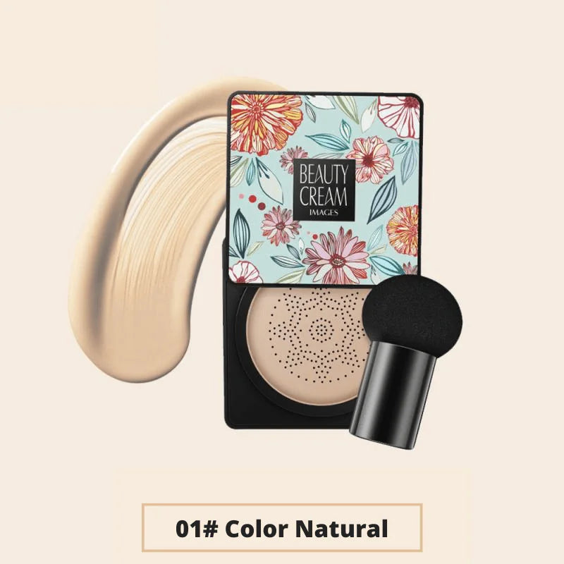 Beauty Cream Waterproof Foundation - Long-Lasting, Flawless Coverage
