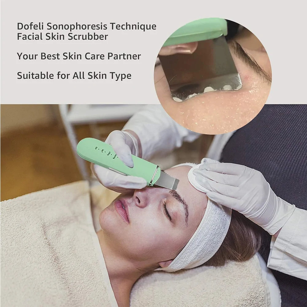Beauty Ultrasonic Skin Scrubber - Radiant, Glowing Skin