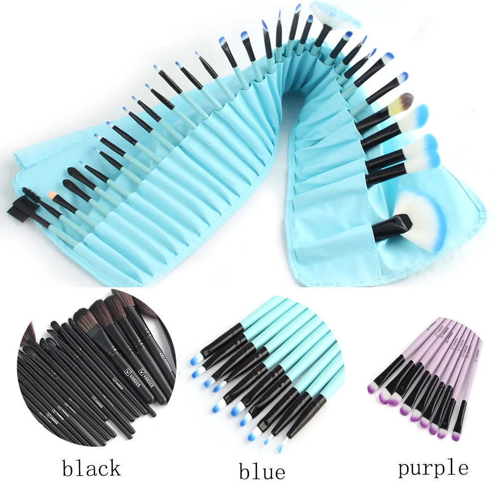 32-Piece Makeup Brushes Professional Cosmetic Make Up Brush Set - Stock Clearance