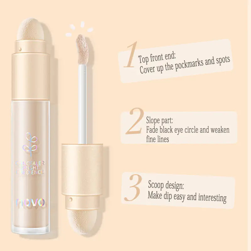Double Head Concealer - Flawless Coverage & Natural Finish