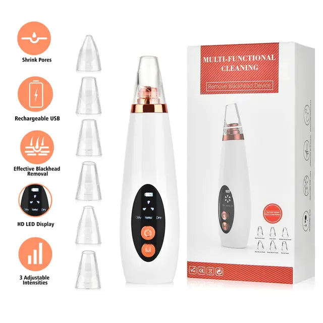 Beauty Electric Blackhead Remover - Gentle Vacuum Suction for Clearer Skin
