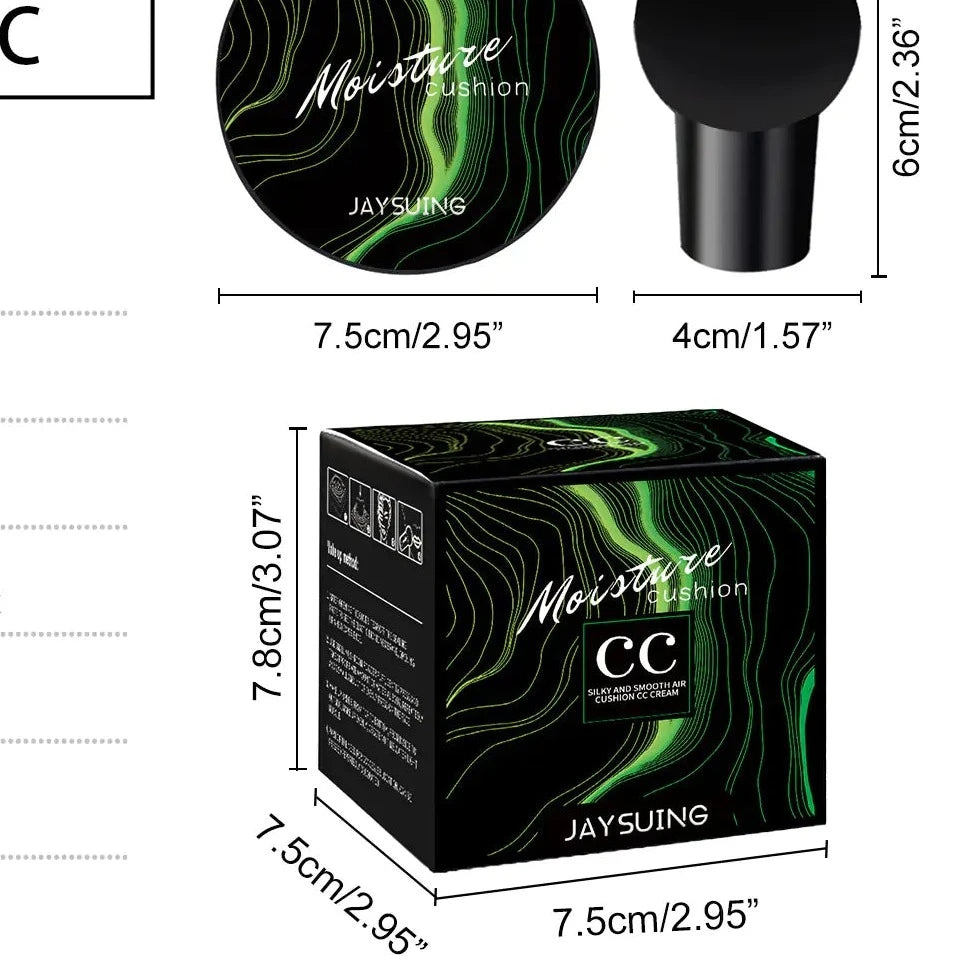 Moisturizing Cream Concealer Makeup - Multitasking CC Cream with SPF50
