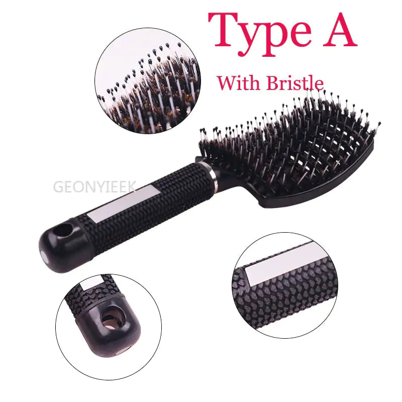 Model Essential Detangling Hair Brush - Pain-Free, Effortless Hair Care
