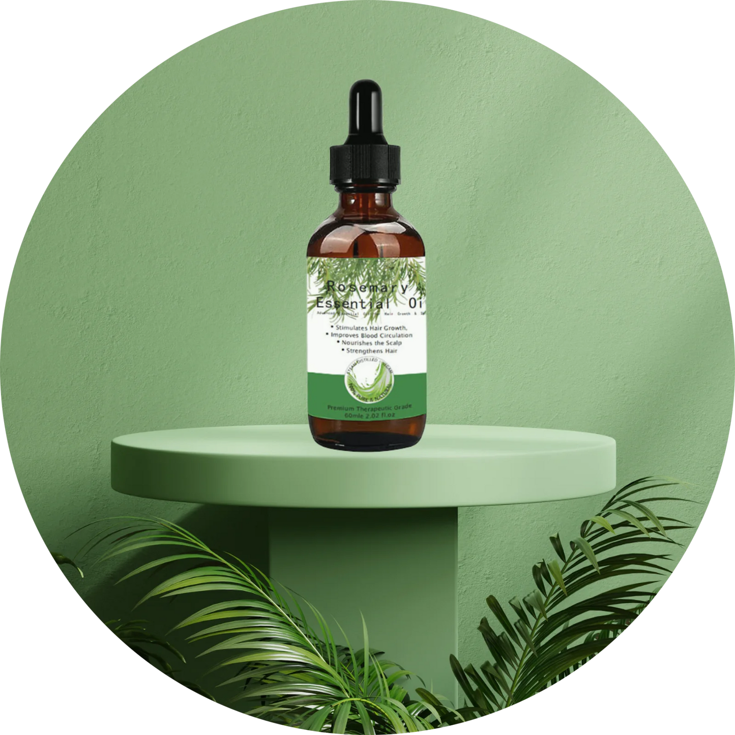 Rosemary Hair Oil - Natural Nourishment for Strong, Healthy Hair