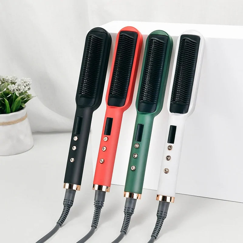 Straighteners Curling Hair Iron Hair Brush - Effortless Hair Styling