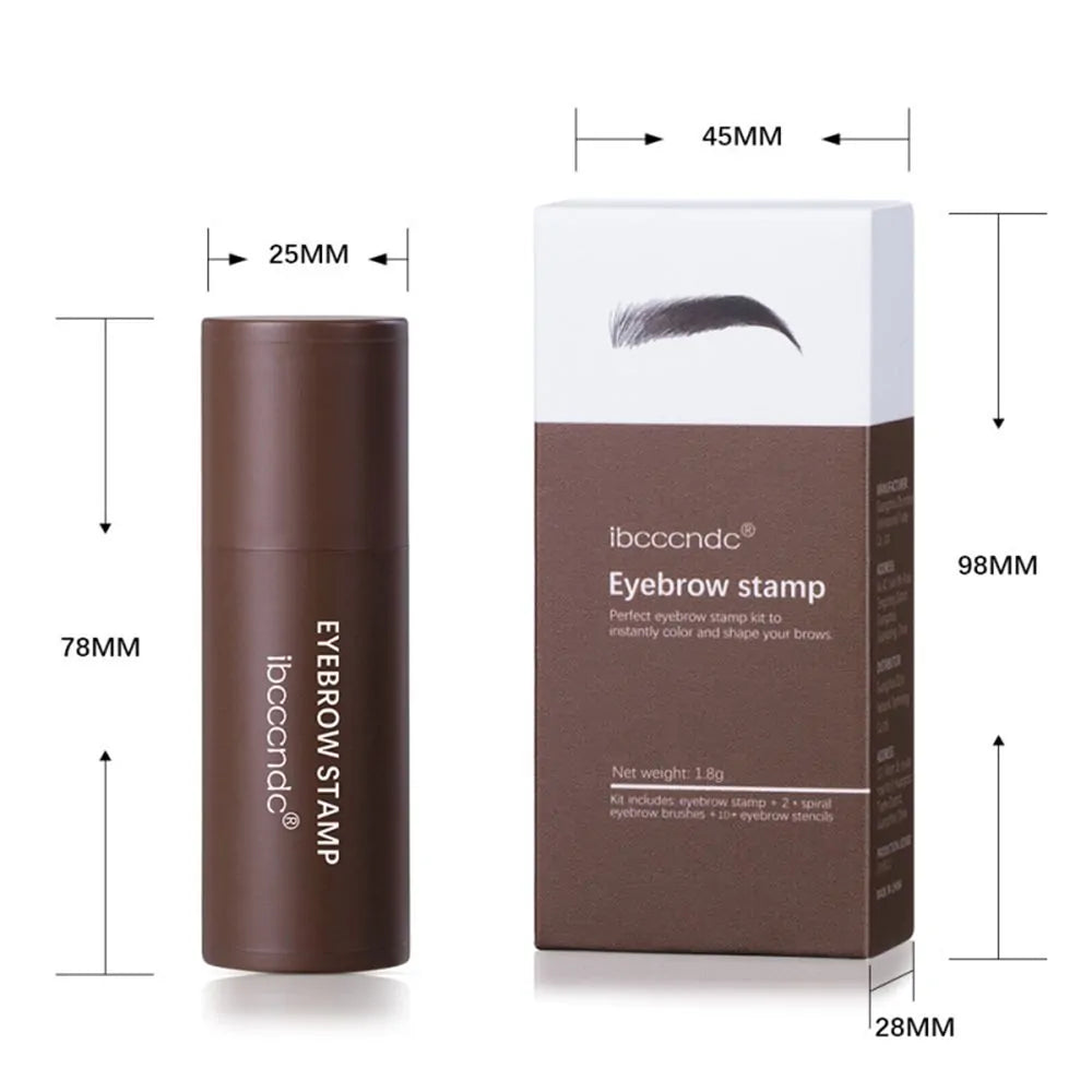Eyebrow Makeup Kit - One Step Brow Stamp Shaping Kit