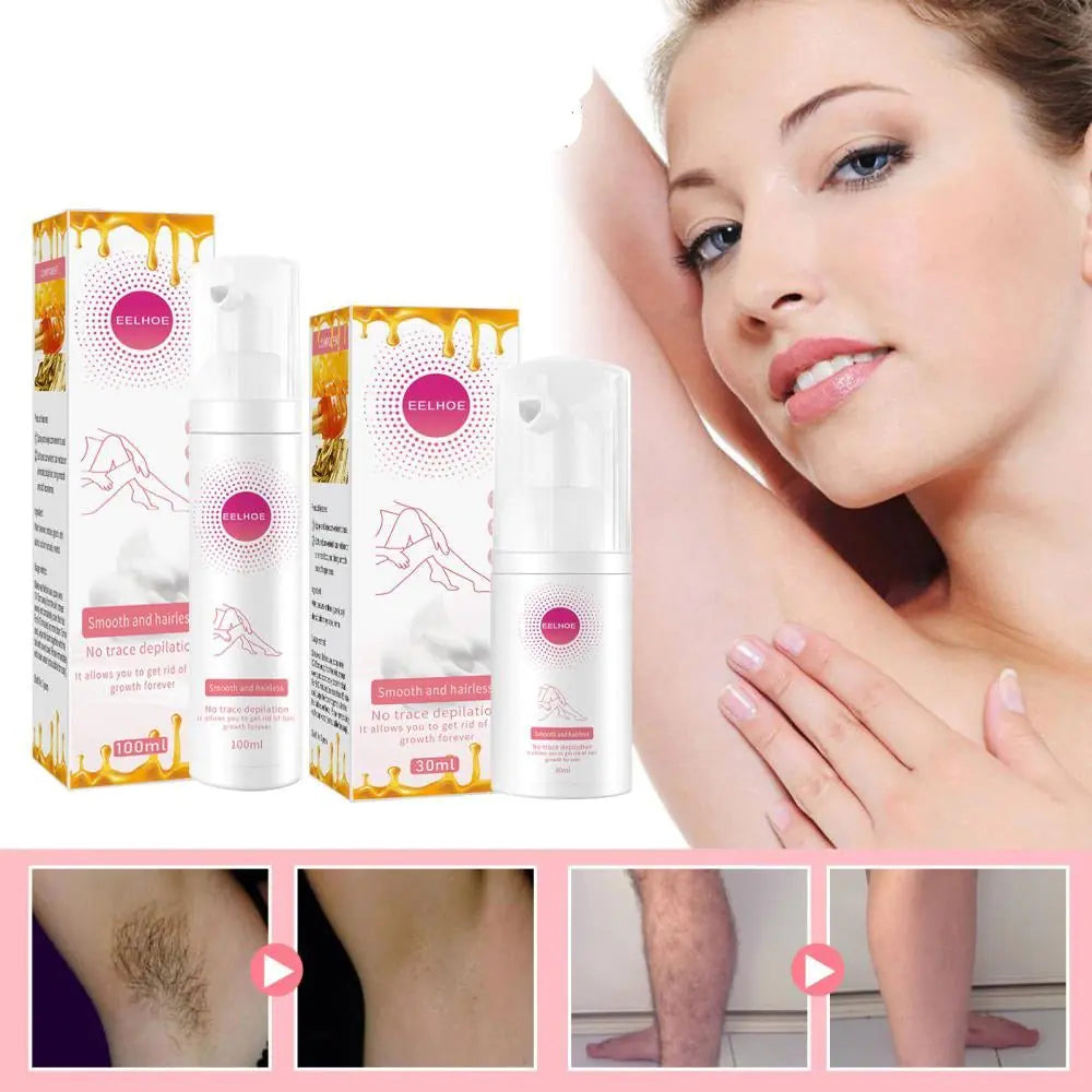 Beeswax Hair Removal Mousse - Effortless Elegance for Smooth, Hair-Free Skin