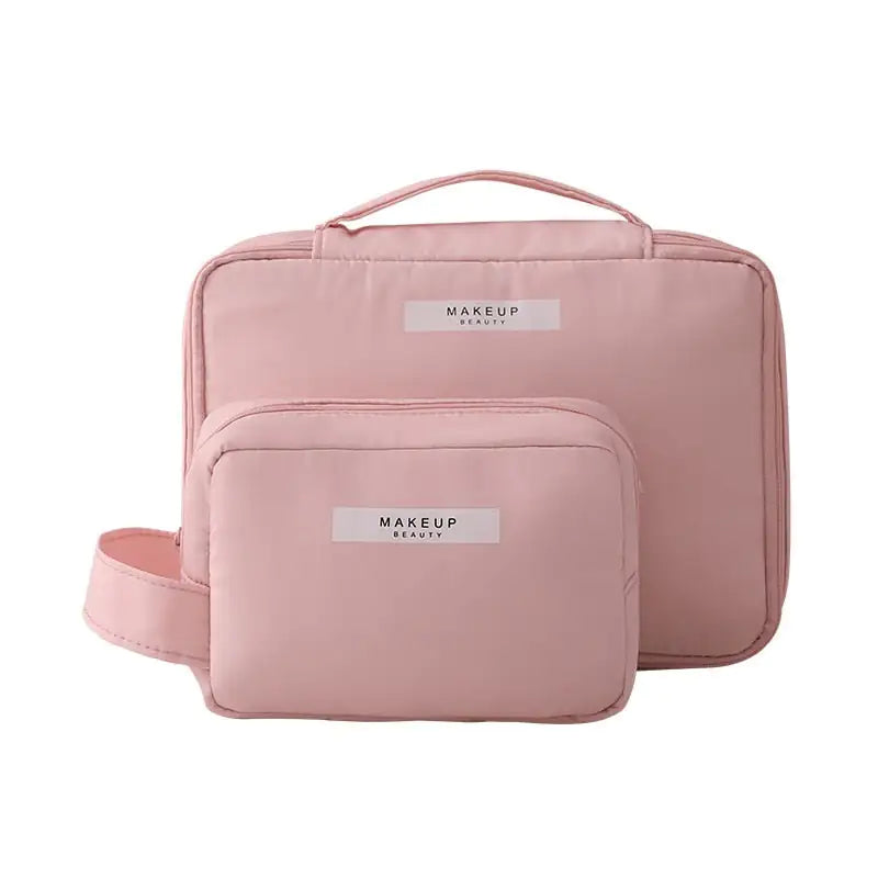 Stylish and Functional Makeup Bag - Durable Nylon Cosmetic Organizer