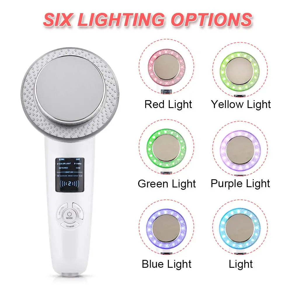 6-in-1 EMS Body Slimming Massager - RF Ultrasonic Cavitation & Anti-Cellulite Fat Burner