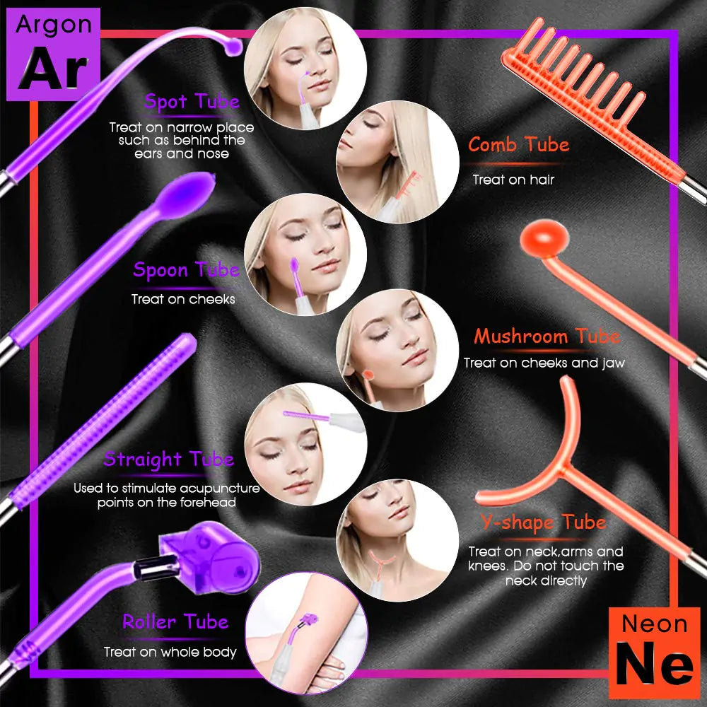 High Frequency Electrotherapy Wand - Ultimate Skincare Essential