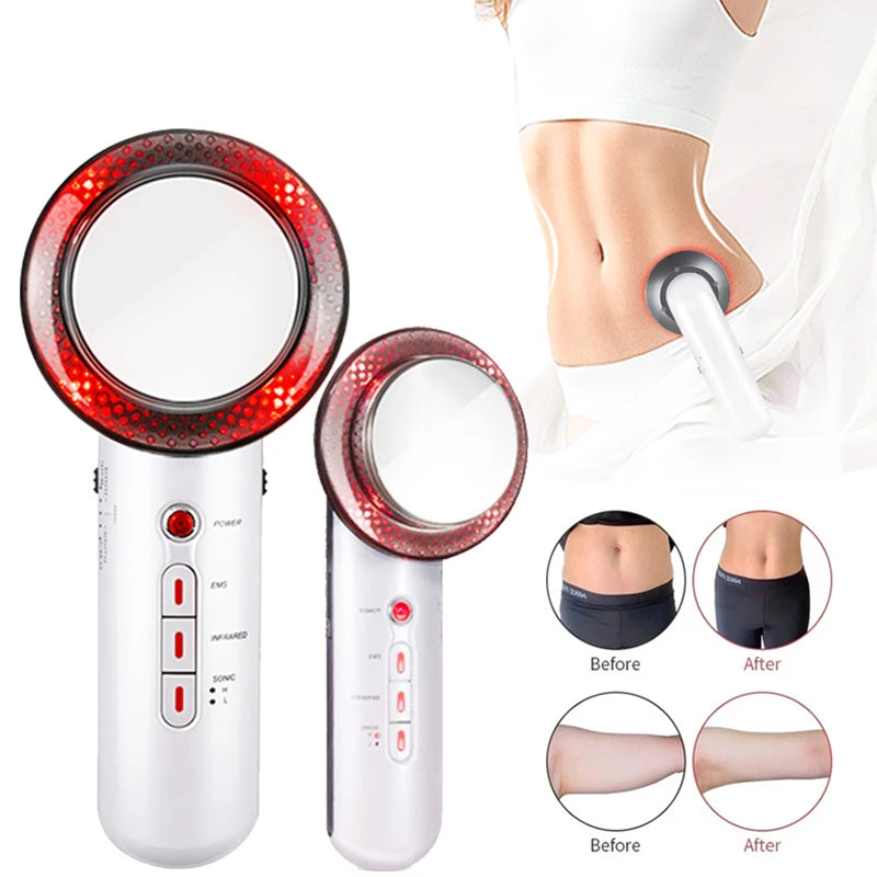 Ultrasound Cavitation EMS Face Body Slimming Massager - Toned, Sculpted Body