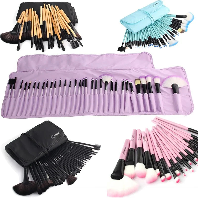 32-Piece Makeup Brushes Professional Cosmetic Make Up Brush Set - Stock Clearance