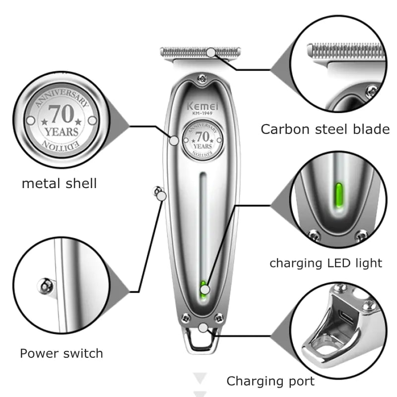Professional Hair Trimmer Clipper - Precision Grooming Made Easy