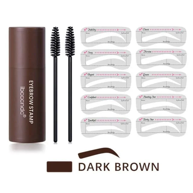 Eyebrow Makeup Kit - One Step Brow Stamp Shaping Kit