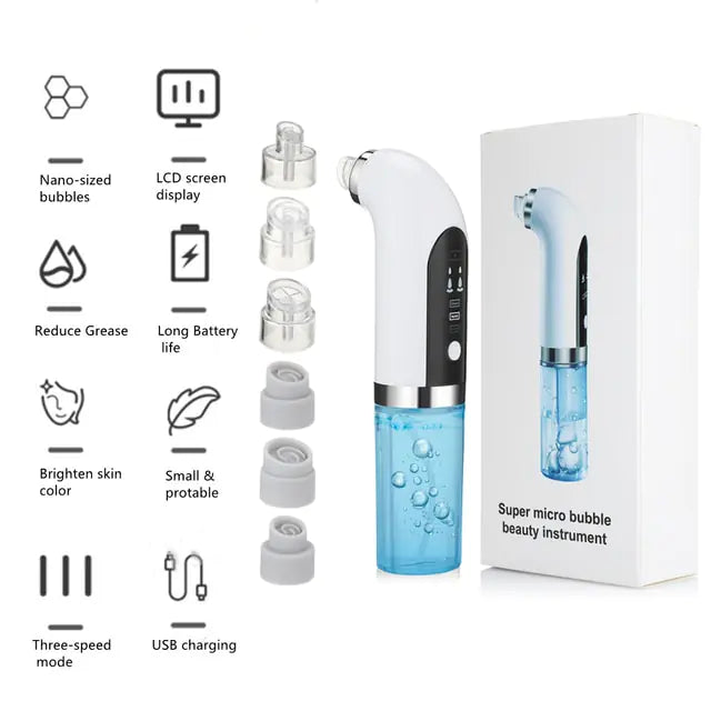 Beauty Electric Blackhead Remover - Gentle Vacuum Suction for Clearer Skin