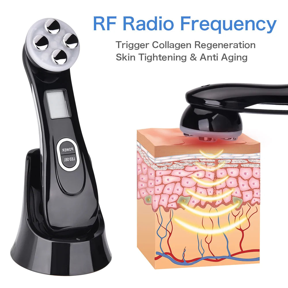 5-in-1 LED Skin Tightening Beauty Device - Radiant, Youthful Skin