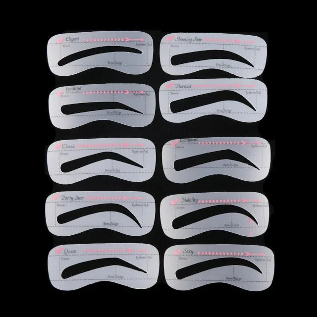 Eyebrow Makeup Kit - One Step Brow Stamp Shaping Kit