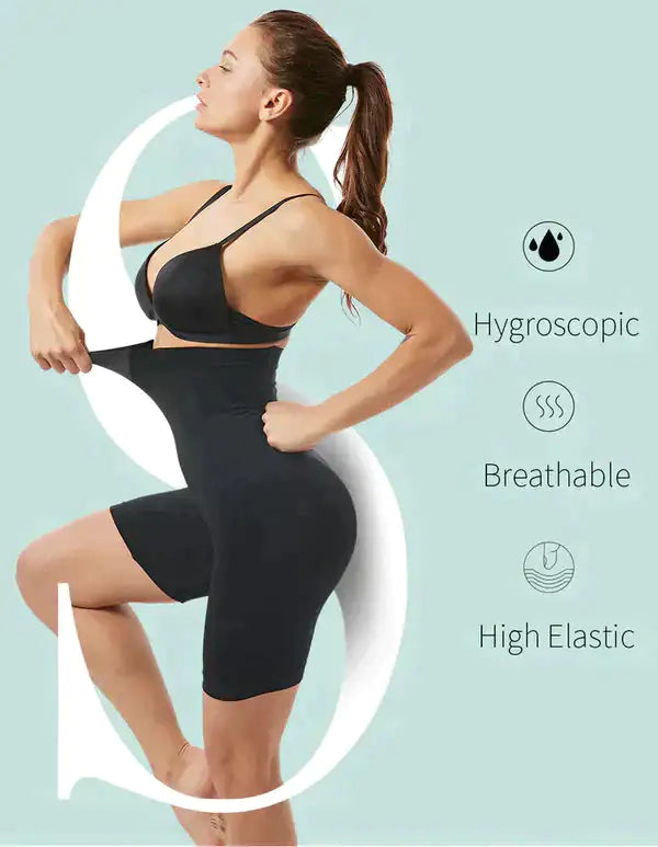 4-in-1 Slim Body Shaper for Women - Waist Trimming, Bust Lifting, Back Support, Thigh Shaping