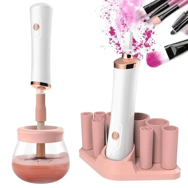 Makeup Brush Cleaner and Dryer - 10 Seconds Automatic Cleaning Tool
