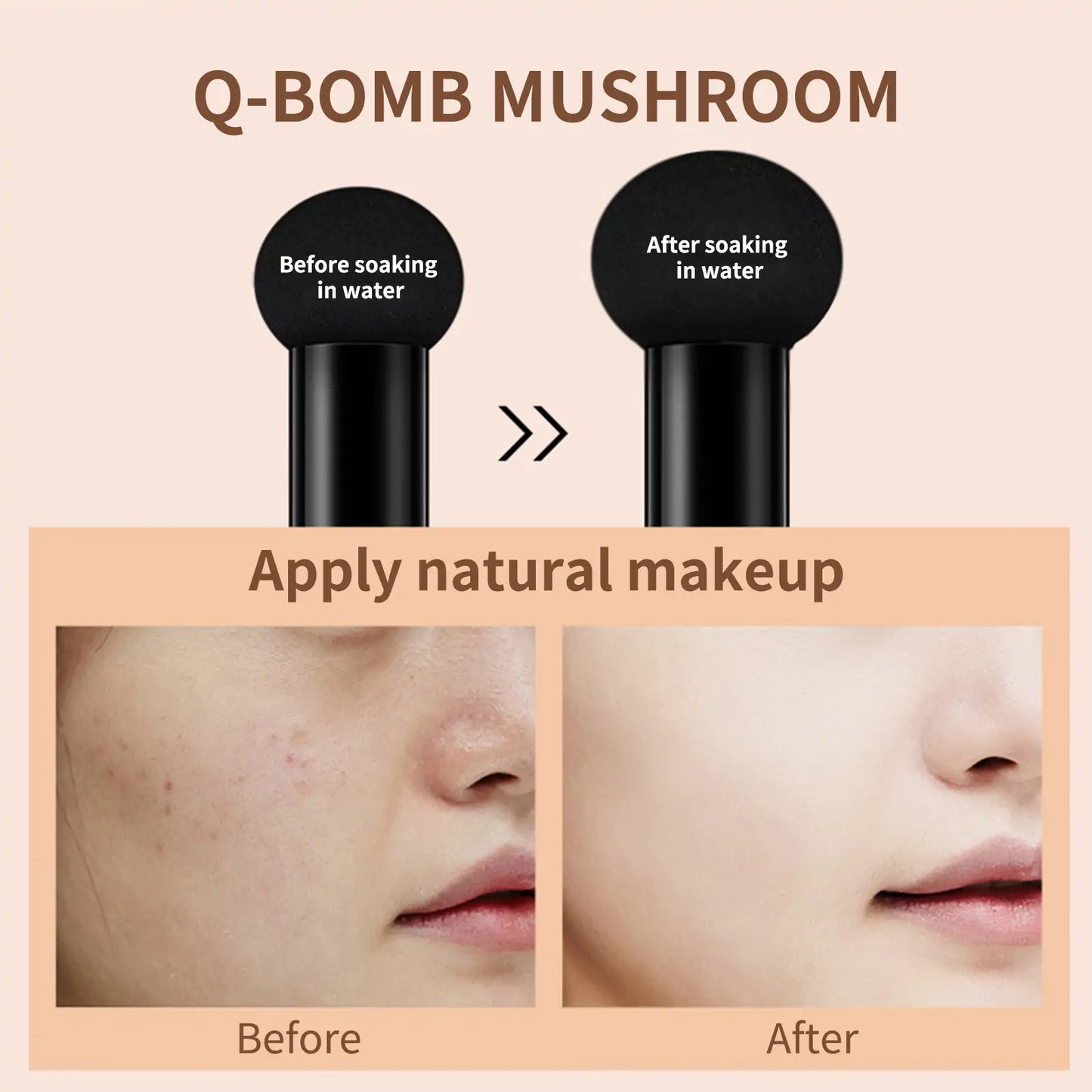 Moisturizing Cream Concealer Makeup - Multitasking CC Cream with SPF50