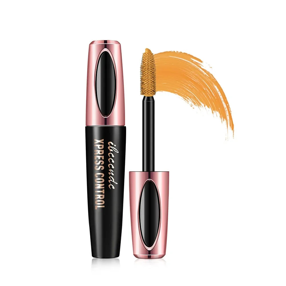 4D Silk Fiber Waterproof Mascara - Dramatic Length & Volume