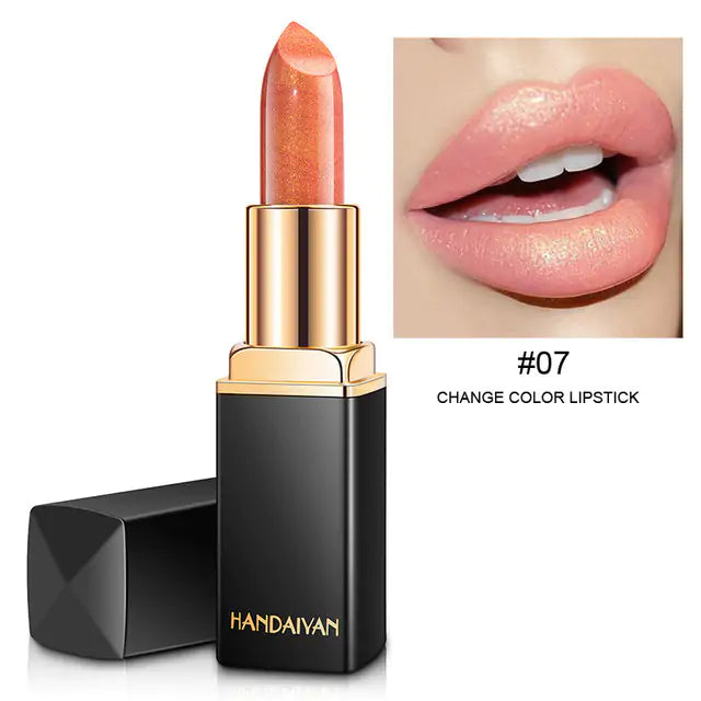 9 Colors Waterproof Glitter Lipstick - Vibrant and Long-lasting
