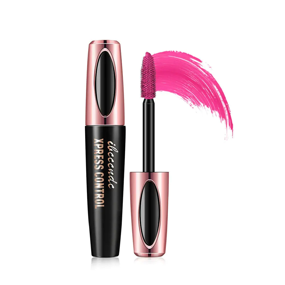 4D Silk Fiber Waterproof Mascara - Dramatic Length & Volume