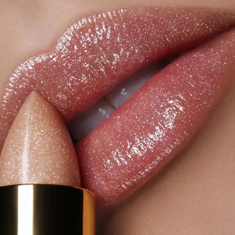 9 Colors Waterproof Glitter Lipstick - Vibrant and Long-lasting