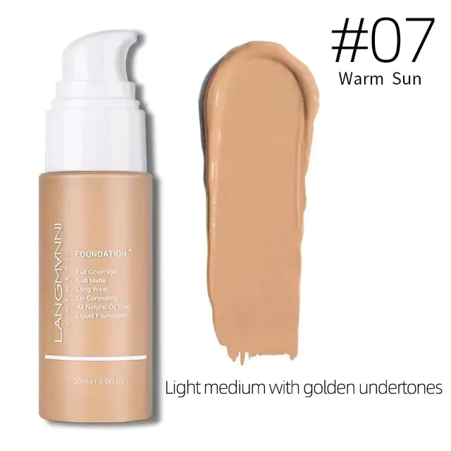 Makeup Primer Concealer Liquid Foundation - Flawless Beauty, All-Day Coverage