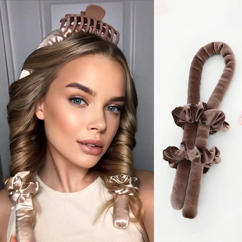 Gentle Pearl Cotton Hair Curler - Heat-Free, Damage-Free Curls
