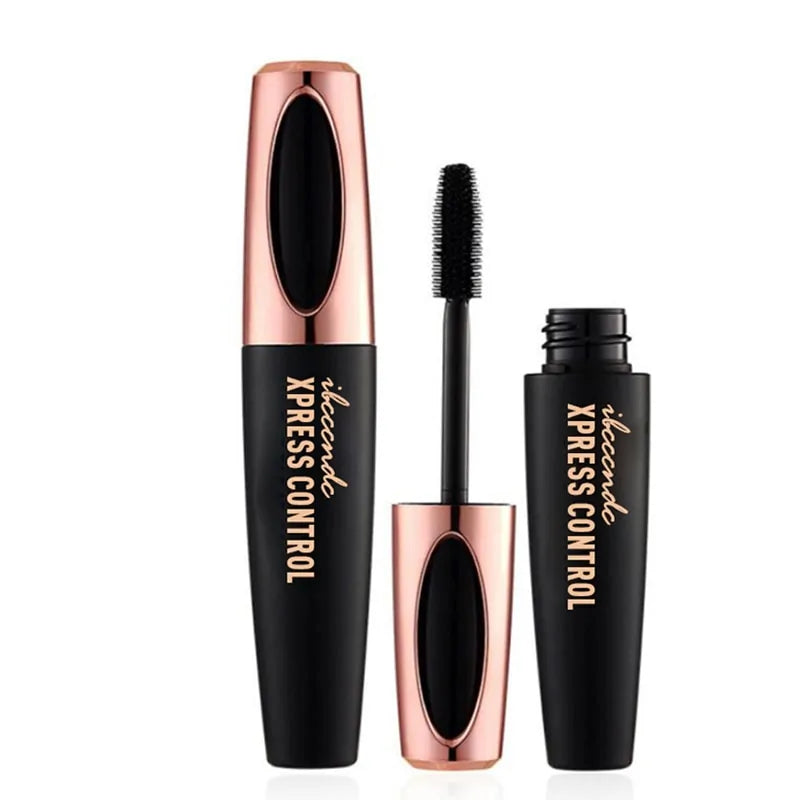 4D Silk Fiber Waterproof Mascara - Dramatic Length & Volume