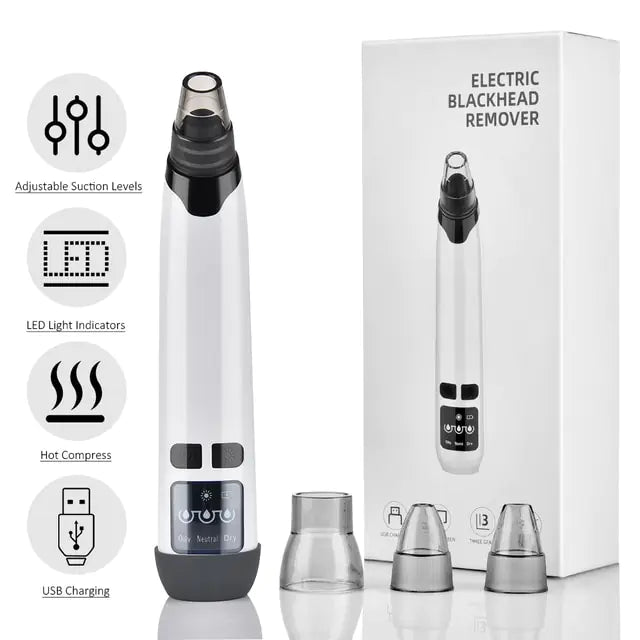 Beauty Electric Blackhead Remover - Gentle Vacuum Suction for Clearer Skin
