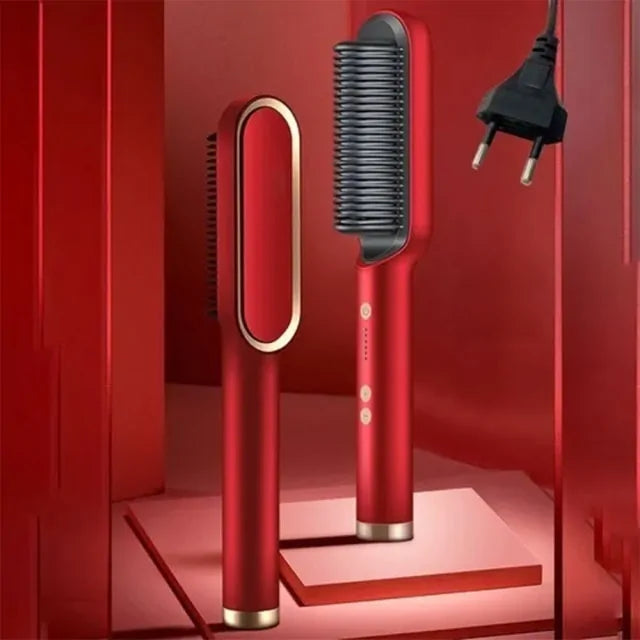 Straighteners Curling Hair Iron Hair Brush - Effortless Hair Styling