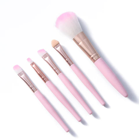 5pcs Makeup Brush Set - Beginner Beauty Tools