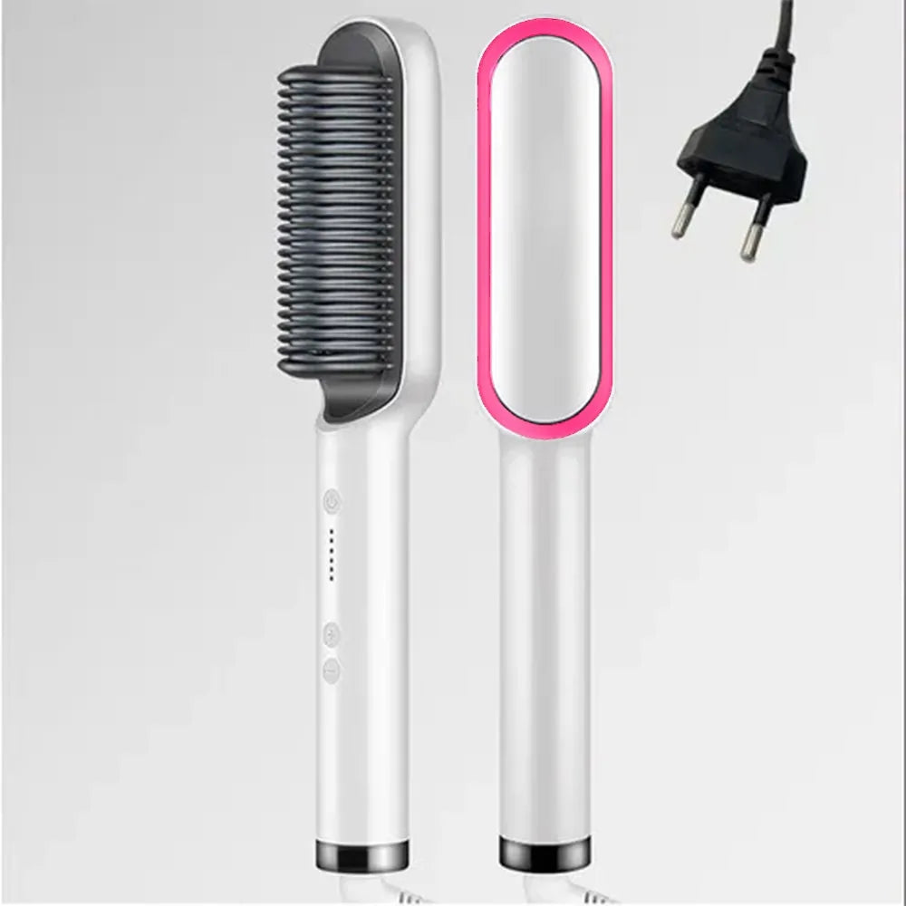 Straighteners Curling Hair Iron Hair Brush - Effortless Hair Styling